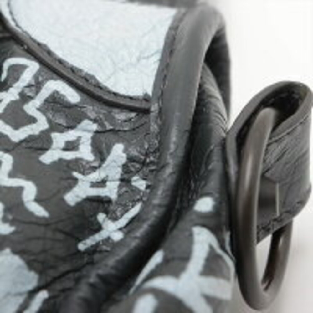 Balenciaga City Graffiti Paint Handbag Black - Picture 6 of 13